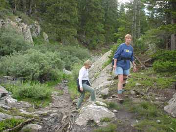 The hikers get off to a good start