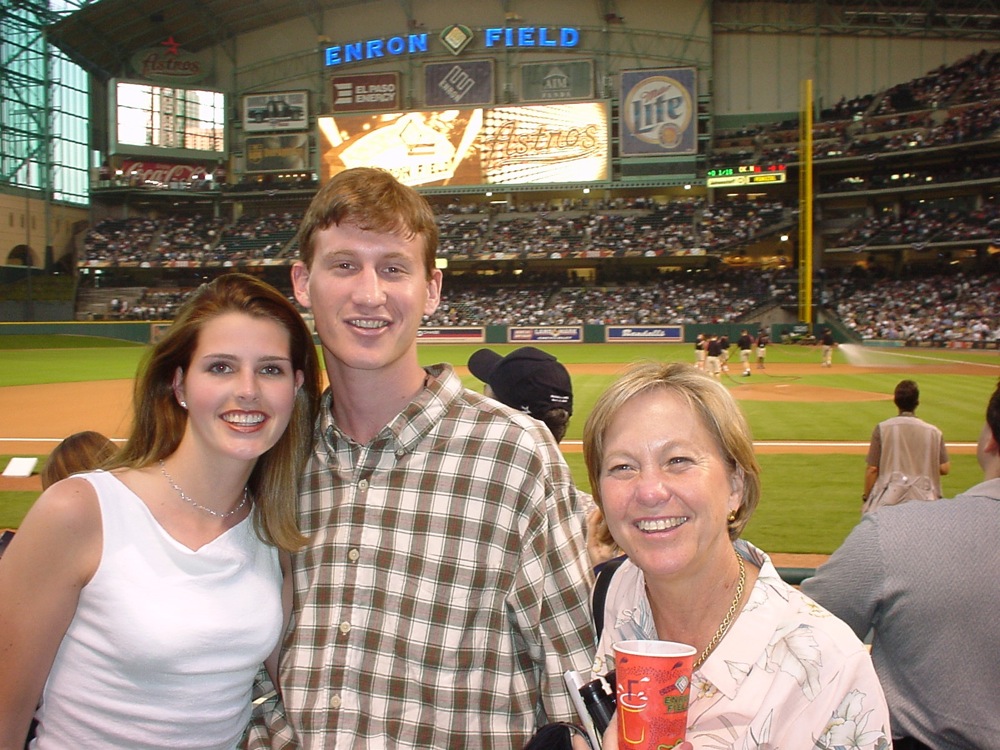 Opening Day at Enron Field photograph