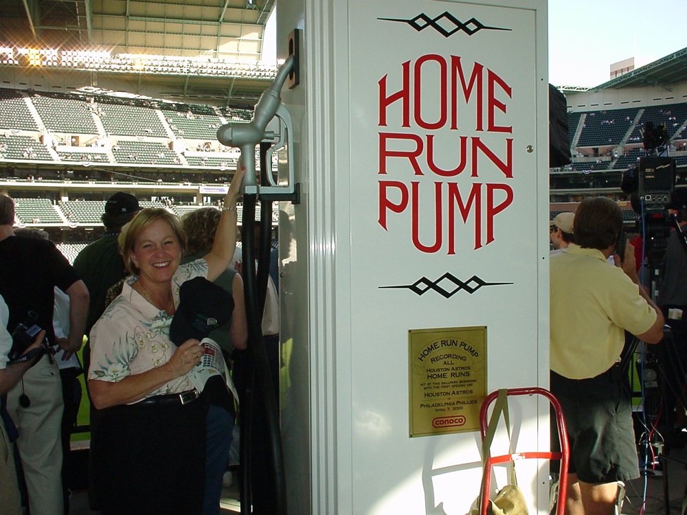 Opening Day at Enron Field photograph