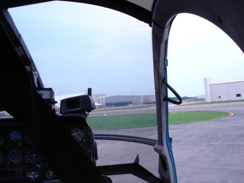 Riding with the Houston Police Helicopter Patrol photograph