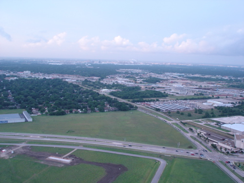 Riding with the Houston Police Helicopter Patrol photograph
