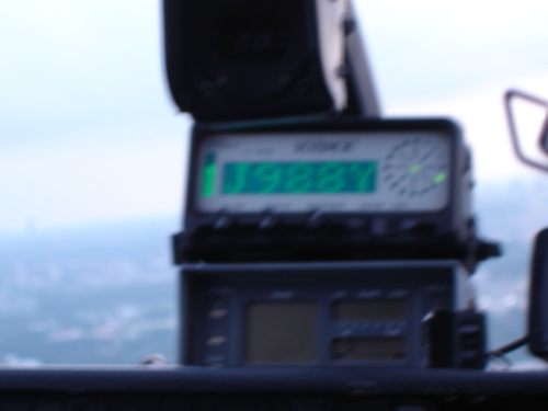 Riding with the Houston Police Helicopter Patrol photograph