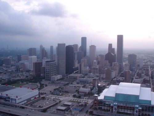 Riding with the Houston Police Helicopter Patrol photograph