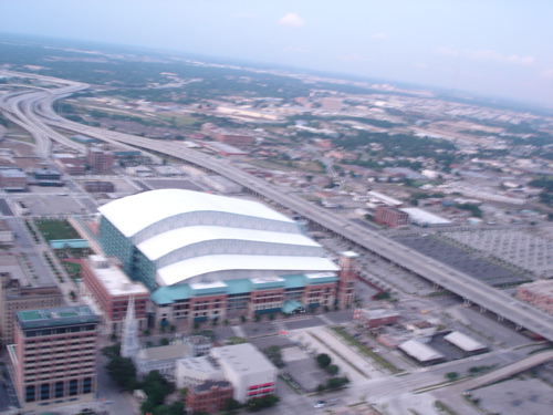 Riding with the Houston Police Helicopter Patrol photograph