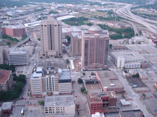 Riding with the Houston Police Helicopter Patrol photograph