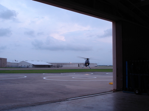 Riding with the Houston Police Helicopter Patrol photograph
