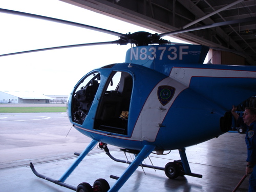Riding with the Houston Police Helicopter Patrol photograph