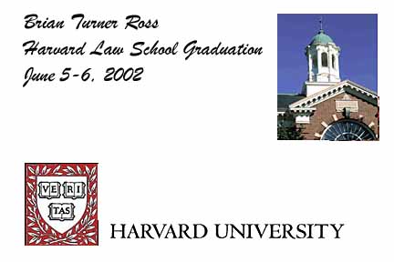 Harvard Law School Graduation photograph