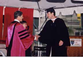 Harvard Law School Graduation photograph