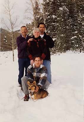 Randi Fay Yokum, Sam, Sam II, Ken, and Scout