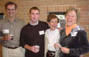 Sandra Moffet Provost’s husband, Bob, and son, Brad