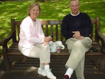 Lunch in Mount Street Gardens