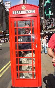 Telephone service near the London flat