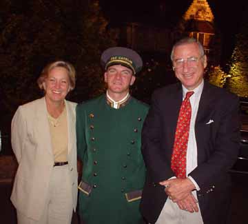 A drink with the president of France