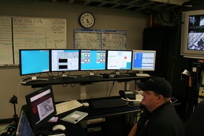 Eusebio Terrazas in the HET control room