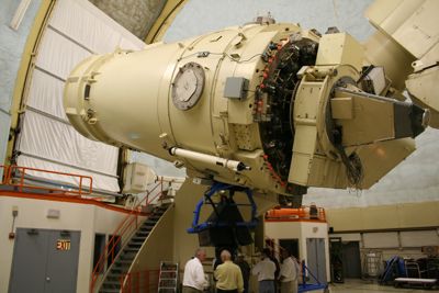 The group beneath the Smith Telescope