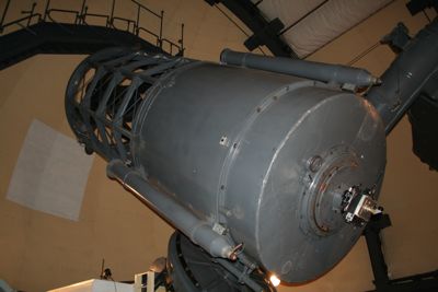 Eye-viewing lens on the Struve Telescope