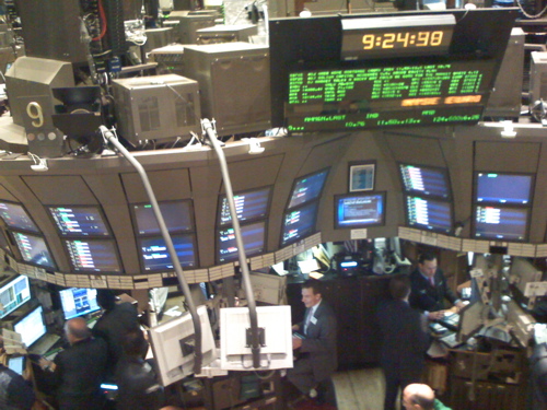 Opening Bell at the NYSE photograph