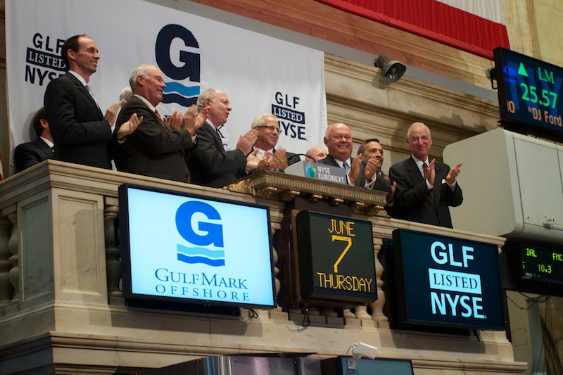 GulfMark at the New York Stock Exchange photograph