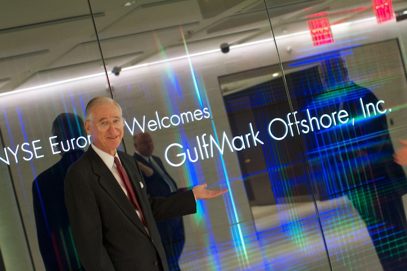 GulfMark at the New York Stock Exchange photograph