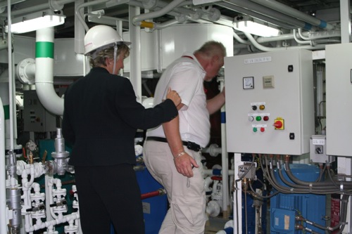Christening the Sea Cheyenne photograph