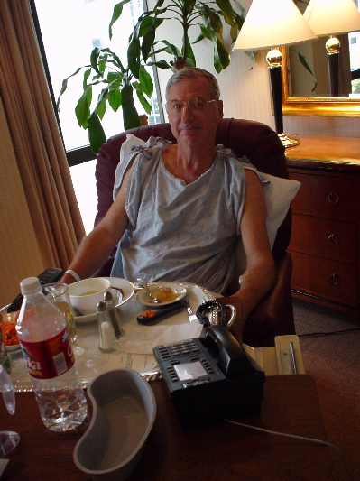 Rex Visits St. Luke’s Hospital photograph