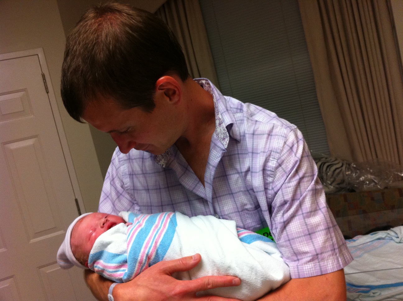 Turner Ross as a newborn