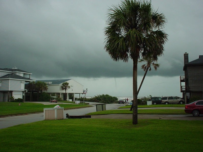 Waterspout offshore from Pirates Beach, photograph 11 of 11