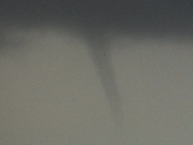 Waterspout offshore from Pirates Beach, photograph 3 of 11