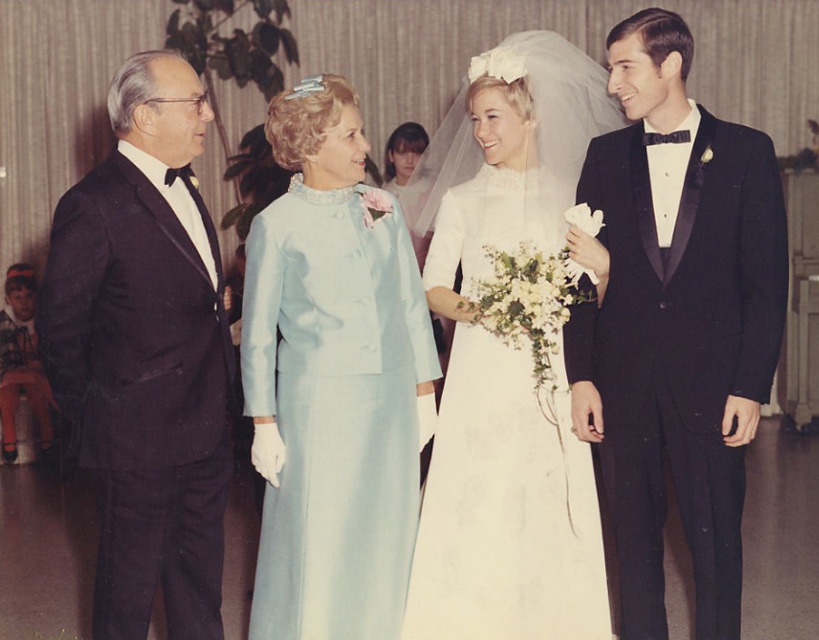 The Wedding at First Congregational Church photograph