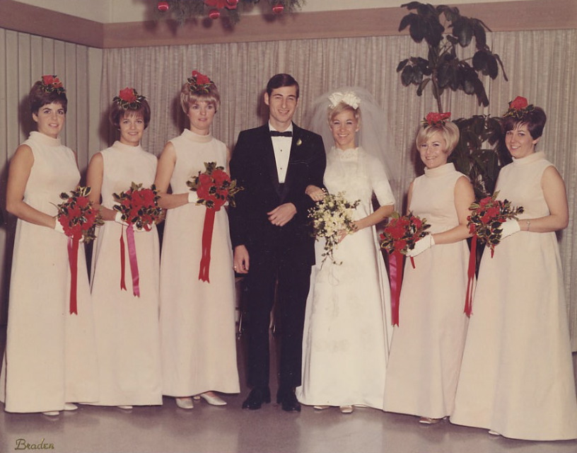 The Wedding at First Congregational Church photograph