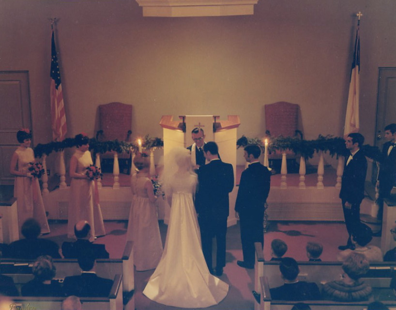 The Wedding at First Congregational Church photograph