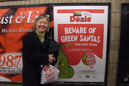 Rusty Ross on Broadway as Young Max in "The Grinch Who Stole Christmas" photograph