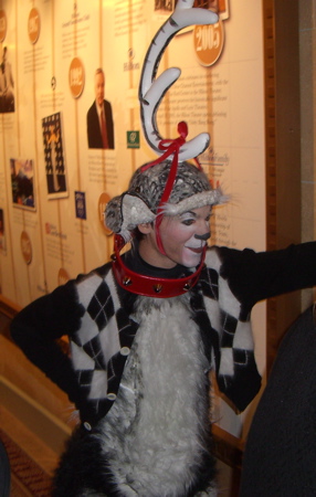 Rusty Ross on Broadway as Young Max in "The Grinch Who Stole Christmas" photograph